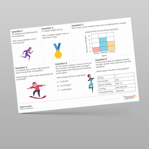 An image of the Early Morning Work Winter Olympics Resource