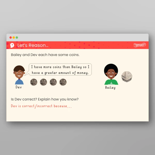 An image of the Count in Coins Teaching PPT Resource