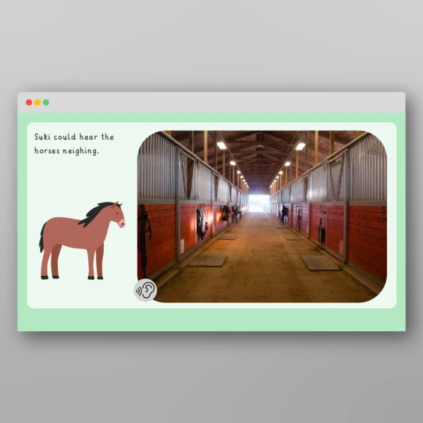 An image of the Phase 1 Phonics Environmental Sounds Sound Story Farm PPT Resource