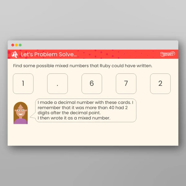 An image of the Equivalent Fractions and Decimals (Hundredths) Teaching PPT Resource