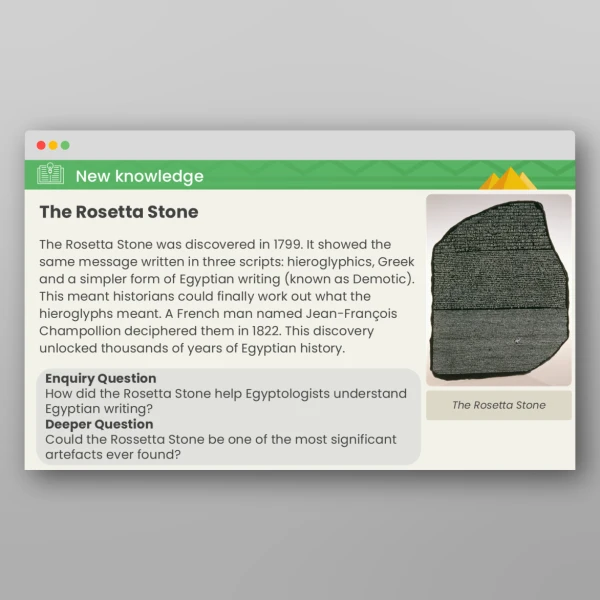 An image of the Lesson 6: How Do We Know so Much About the Egyptians? PPT Resource