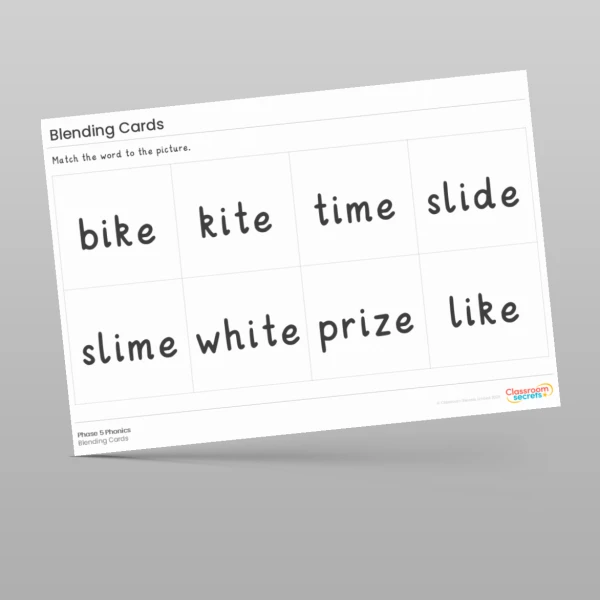 An image of the Blending Cards: i-e Resource