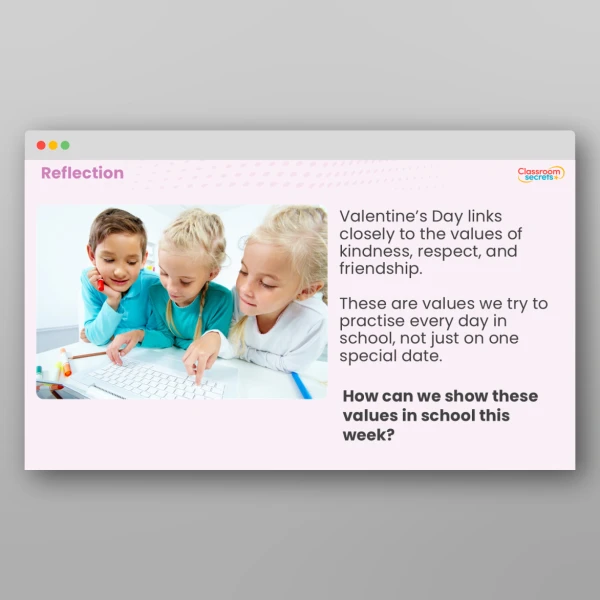 An image of the Valentine's Day KS1 Assembly Resource