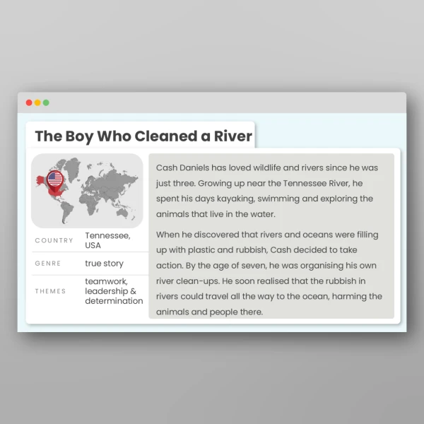 An image of the Around the World in 80 Stories - North America Resource