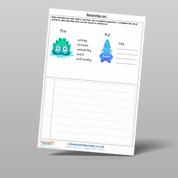 An image of the Removing 'un-' Application Resource