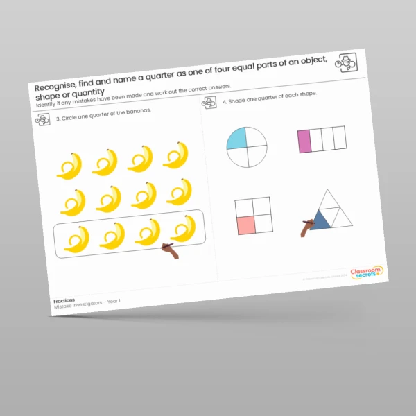 An image of the Fractions Mistake Investigators Resource