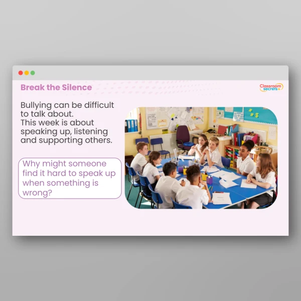 An image of the Anti-Bullying Week Whole School Assembly PowerPoint Resource