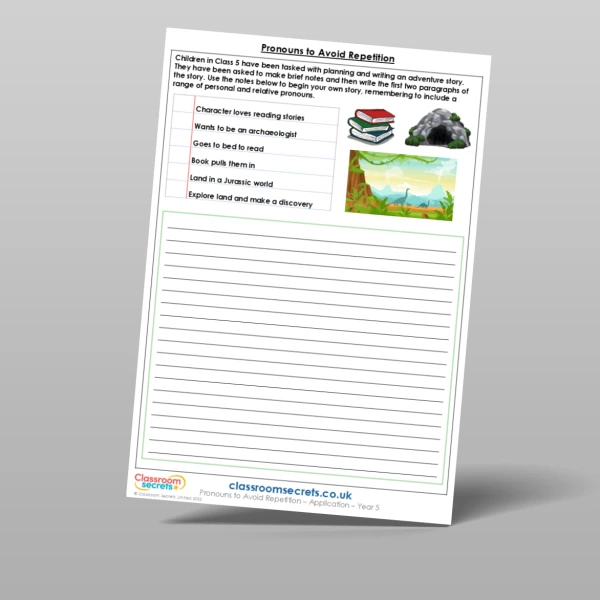 An image of the Pronouns to Avoid Repetition Application Resource