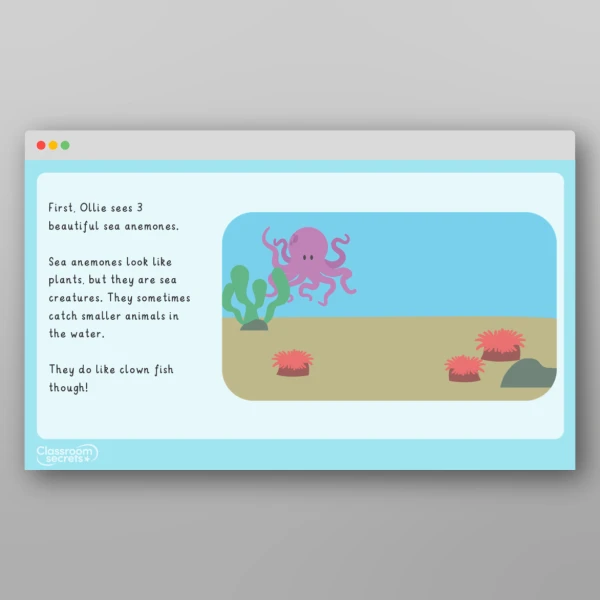 An image of the Amazing World - All At Sea Maths Story Resource