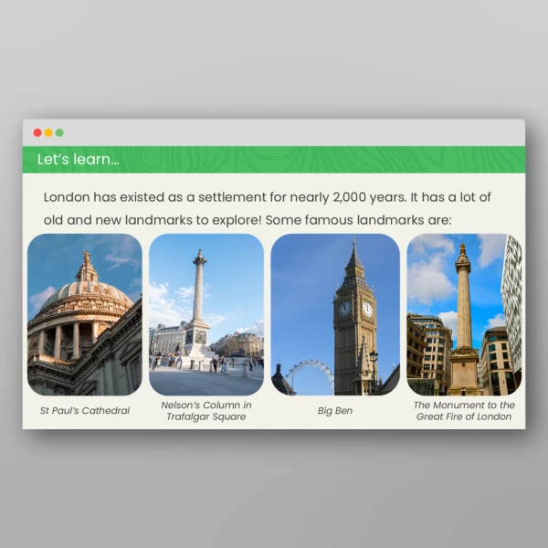 An image of the All About London Geography PPT Resource