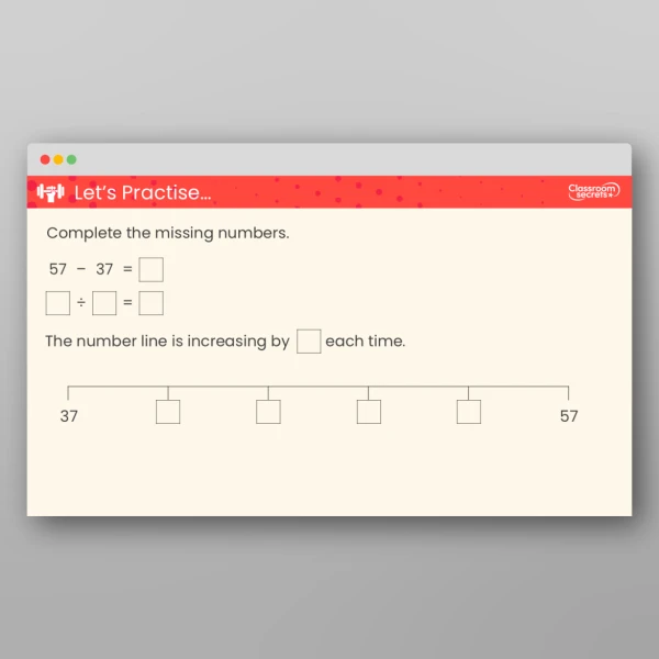 An image of the Number Line to 100 Teaching PPT Resource