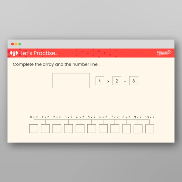 An image of the The 2 Times Table Teaching PPT Resource