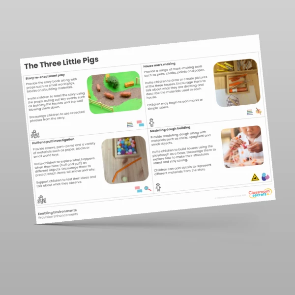 An image of the The Three Little Pigs Provision Enhancements Resource