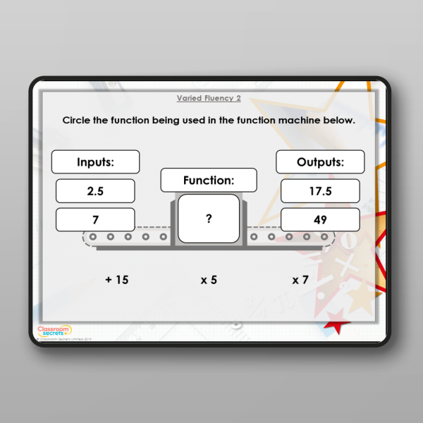 Year 6 1 Step Function Machines Modelling Ppt Resource | Classroom Secrets