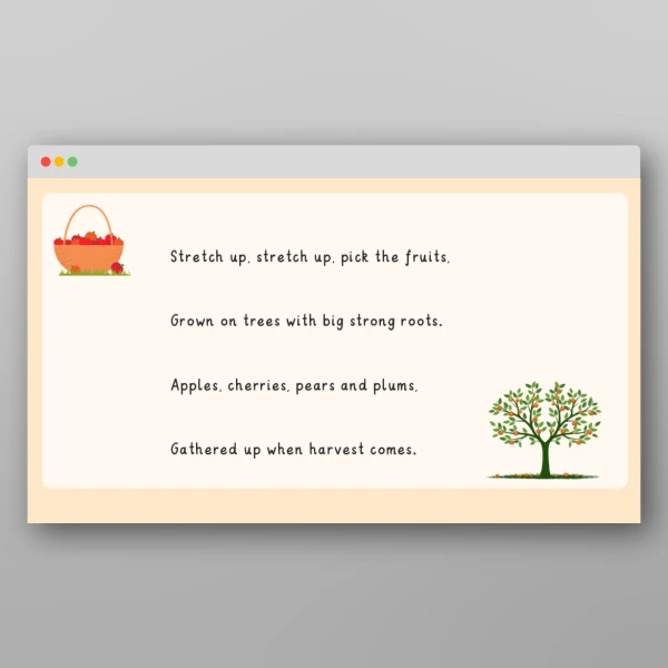 An image of the Harvest Rhyme Resource