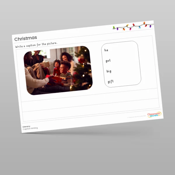 An image of the Christmas Literacy Activities Resource