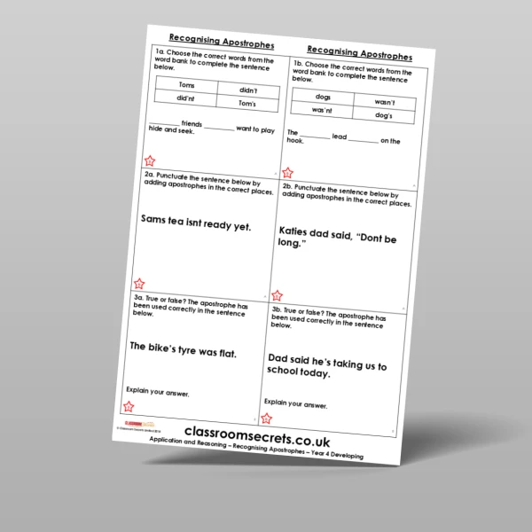 An image of the Free Recognising Apostrophes Application and Reasoning Resource