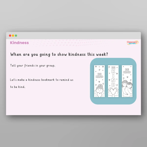 An image of the Values Resource - Kindness Resource