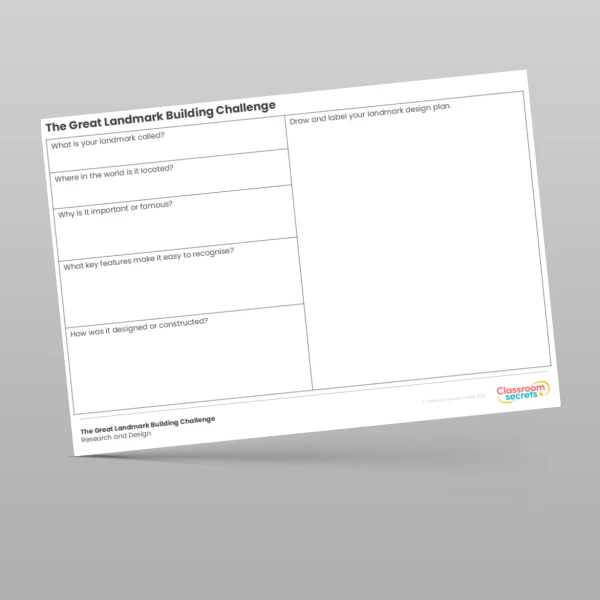 An image of the The Great Landmark Building Challenge Resource