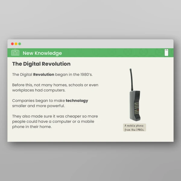 An image of the Lesson 2: How Has Technology Changed How We Are Entertained? PPT Resource