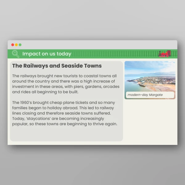 An image of the Lesson 4: What Was the Impact of the Growing Railway? PPT Resource