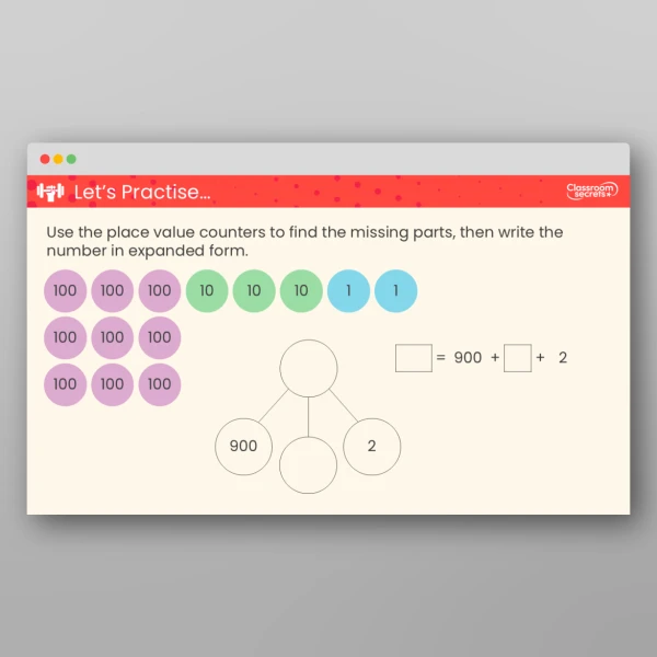 An image of the Partition Numbers to 1,000 Teaching PPT Resource