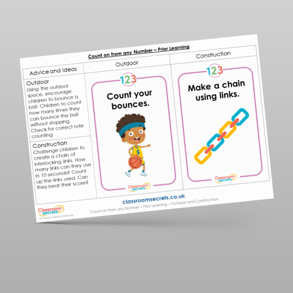 Year 1 Count On From Any Number Prior Learning Resource | Classroom Secrets