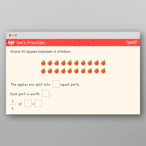 An image of the Find a Quarter Teaching PPT Resource