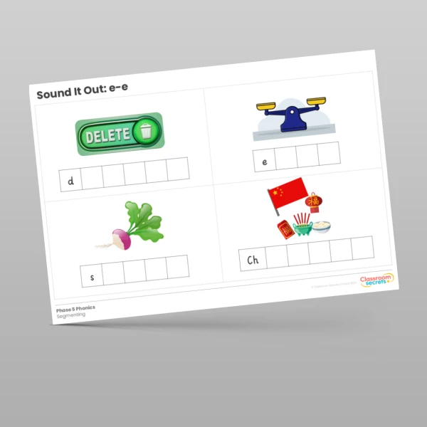 An image of the Phonics Sound It Out e-e Resource