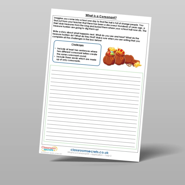 An image of the What is a Consonant? Application Resource