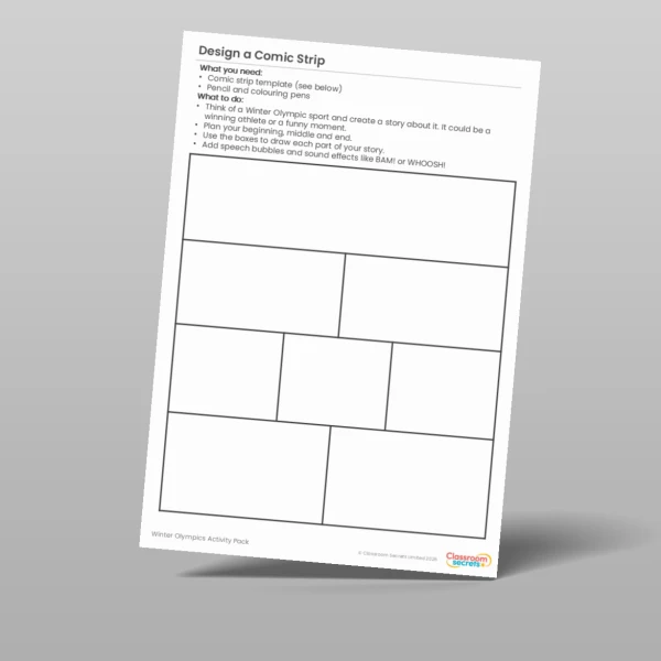 An image of the Winter Olympics Activity Pack Resource