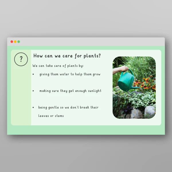 An image of the Plants Introductory PowerPoint Resource