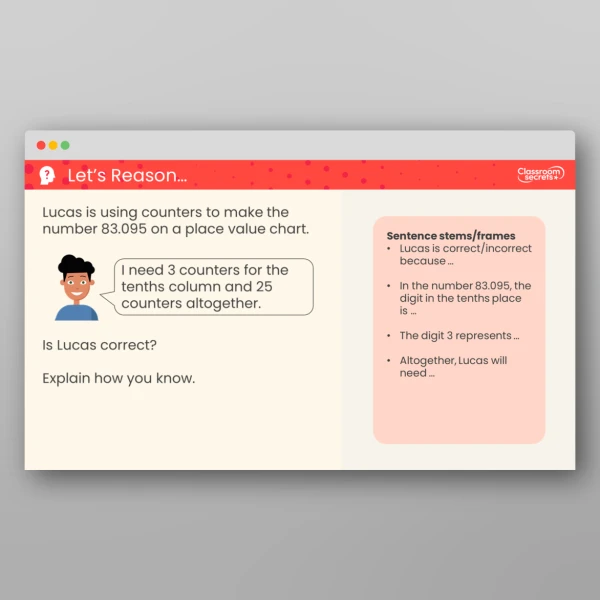 An image of the Place Value - Integers and Decimals Teaching PPT Resource