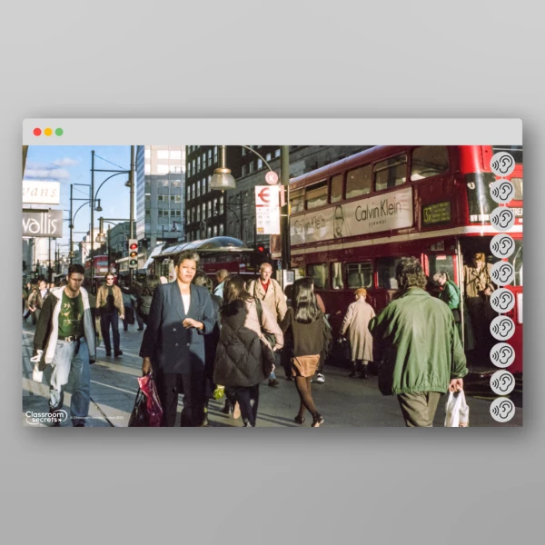 An image of the Time Travel Adventure - Technology Through Time Soundscape Resource