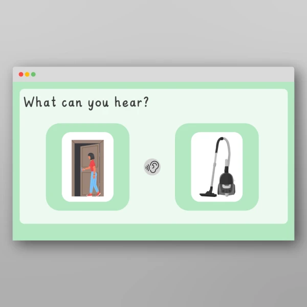 An image of the Phase 1 Phonics Environmental Sounds Home PPT Resource