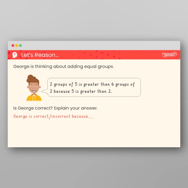 An image of the Add Equal Groups Teaching PPT Resource
