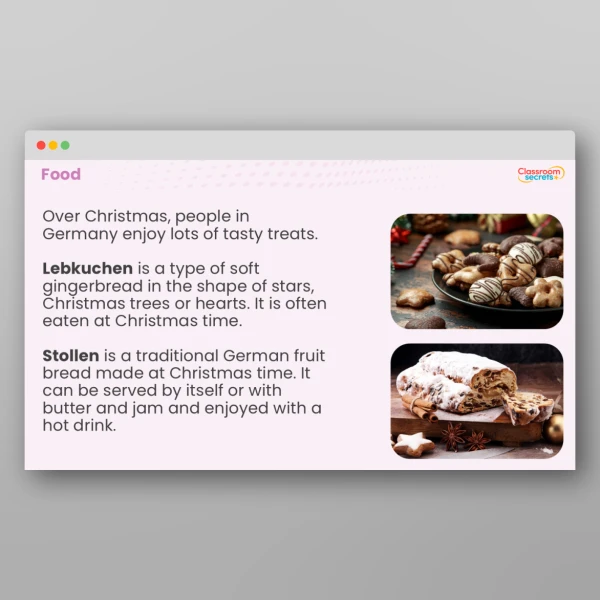 An image of the A German Christmas PPT Resource