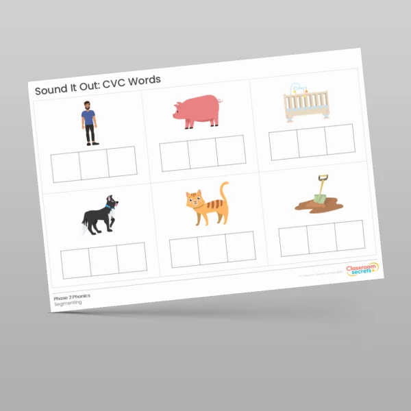 An image of the Phonics Sound It Out: CVC Words Resource