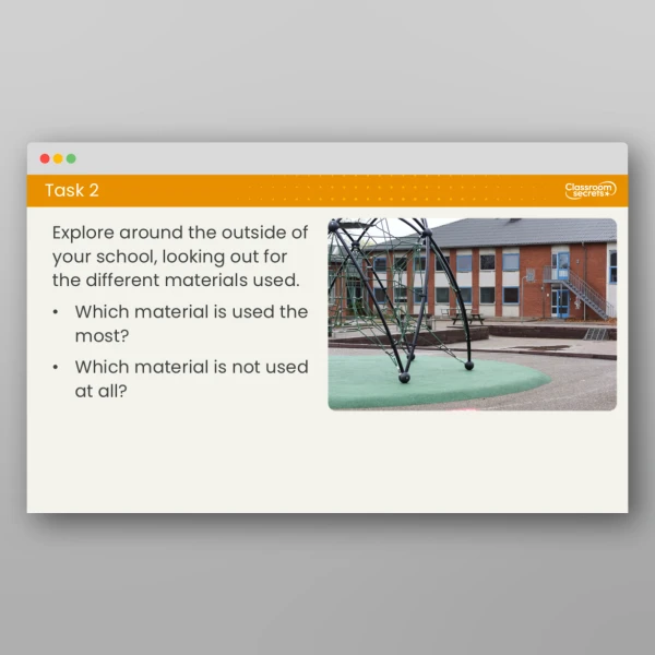 An image of the Lesson 3: What Are Materials Used for and Why? Resource