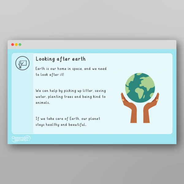 An image of the Amazing World - Space Introductory PPT Resource