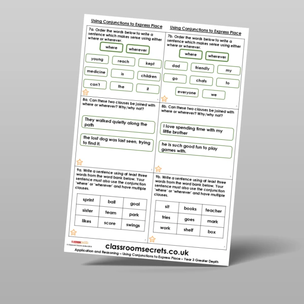 An image of the Using Conjunctions to Express Place Application and Reasoning Resource