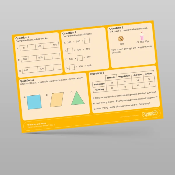 An image of the Free Summer Week 1 Wake Up and Work Resource