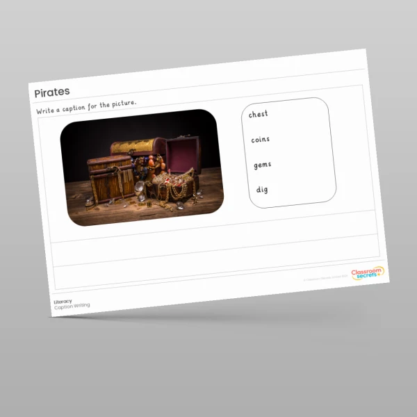An image of the Pirates Literacy Activities Resource