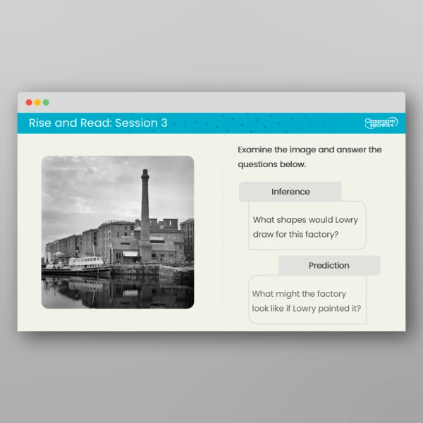 An image of the Rise and Read L. S. Lowry Resource