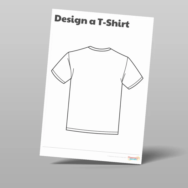 An image of the Blank T-Shirt Activity Resource