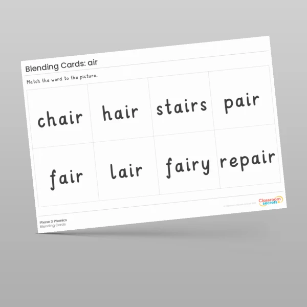 An image of the Blending Cards: air Resource