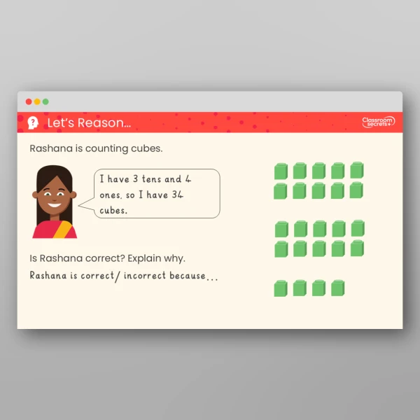 An image of the Count by Making Groups of Tens Teaching PPT Resource