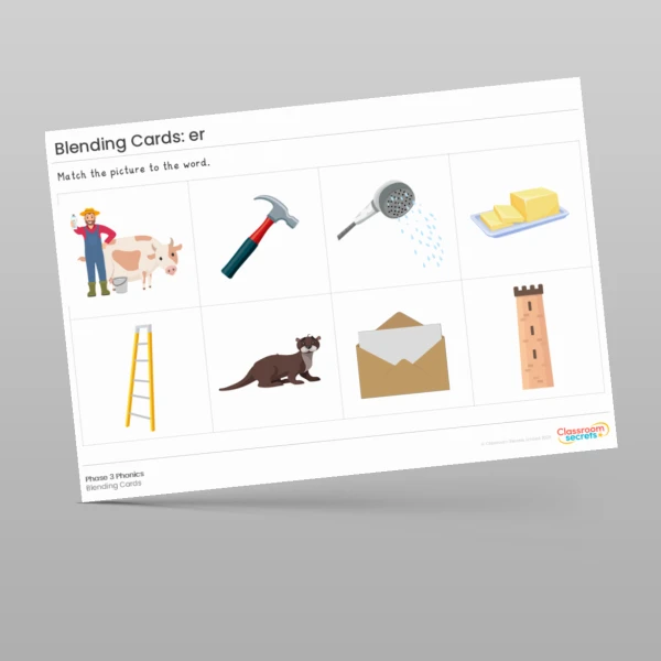 An image of the Blending Cards: er Resource