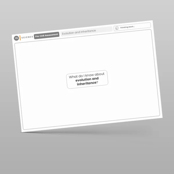 An image of the Evolution and Inheritance Pre-Unit Assessment Resource