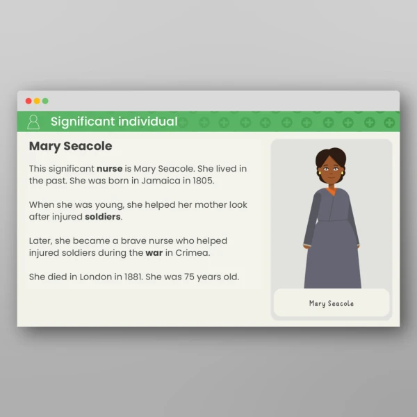 An image of the Lesson 2: Who Was Mary Seacole? PPT Resource
